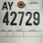 1812373-00-E TESLA CYBERTRUCK TAILGATE INNER TRIM 2024 2025 OEM 1812373-00-E