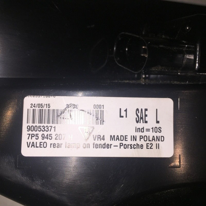 PORSCHE CAYENNE TAIL LIGHT LEFT DRIVER 7P5945207H 2015 2016 OEM