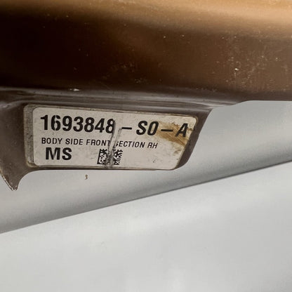 1693848-S0-A TESLA MODEL S BODY SIDE PANEL RIGHT 2021 2022 2023 OEM 1693848-S0-A