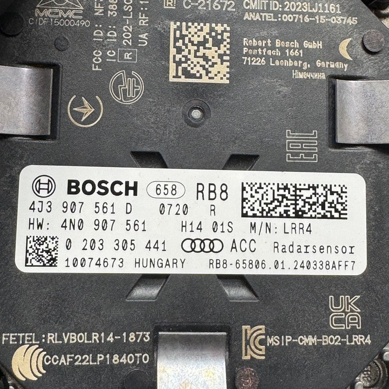 AUDI E-TRON ADAPTIVE CRUISE CONTROL RADAR SENSOR 2022 2023 2024 OEM 4J