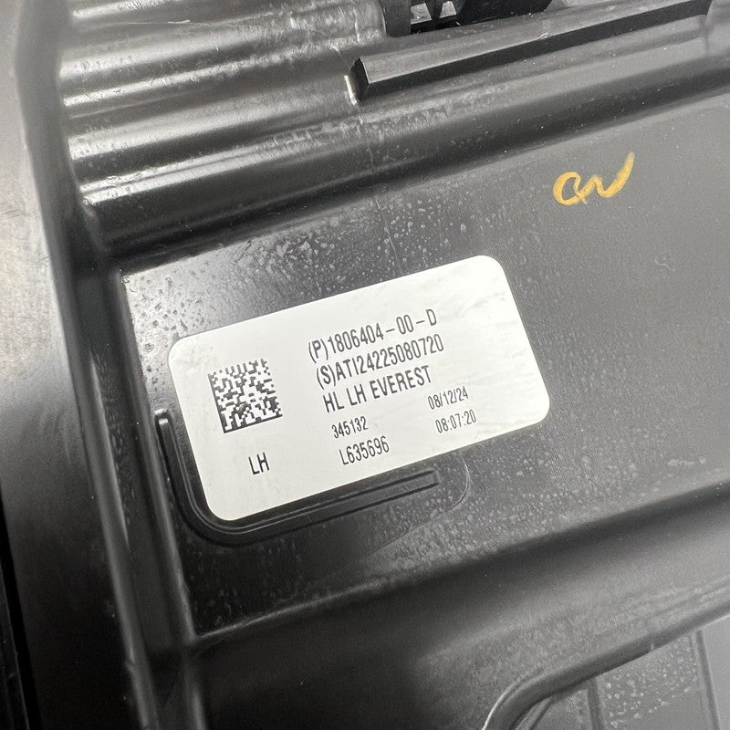 1806404-00-D TESLA CYBERTRUCK EVEREST HEADLIGHT LEFT DRIVER 2024 2025 OEM 1806404-00-D