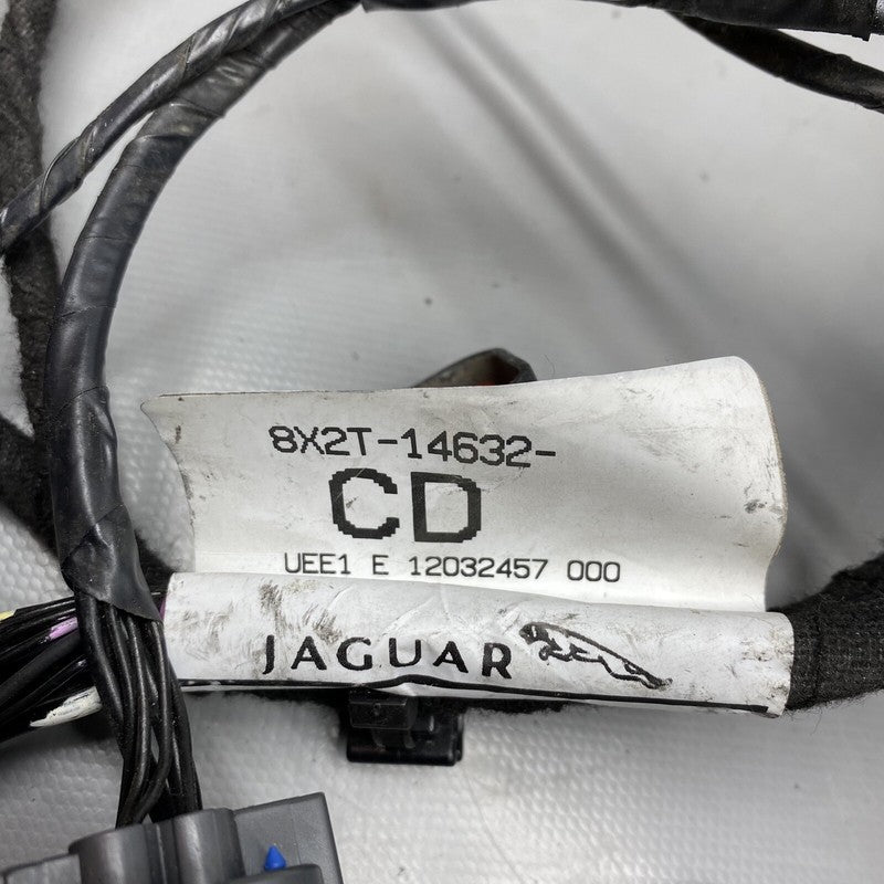 8X2T-14632 JAGUAR XF DOOR WIRING HARNESS RIGHT REAR 8X2T-14632 2009 2010 2011 OEM