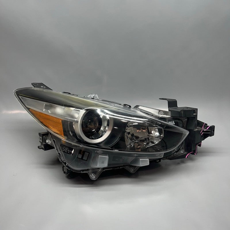 MAZDA 3 HEADLIGHT RIGHT PASSENGER 2017 2018 HALOGEN OEM