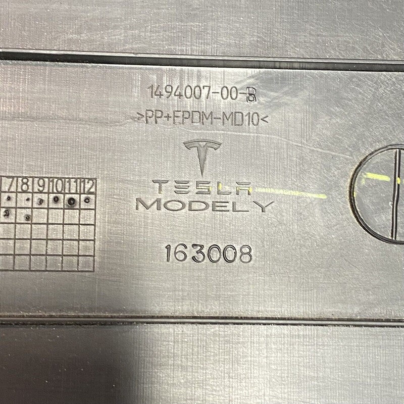 1494007-00-B TESLA MODEL Y REAR LOWER UNDERTRAY 2020 2021 2022 2023 OEM 1494007-00-B