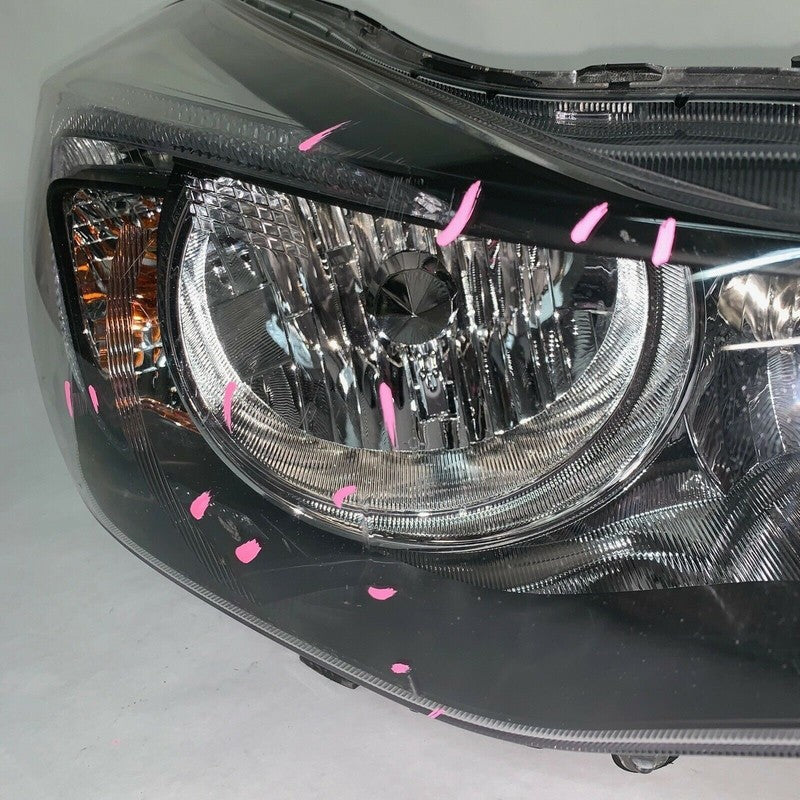 SUBARU IMPREZA HEADLIGHT RIGHT PASSENGER 2012 2013 2014 HALOGEN BLACK BEZEL OEM