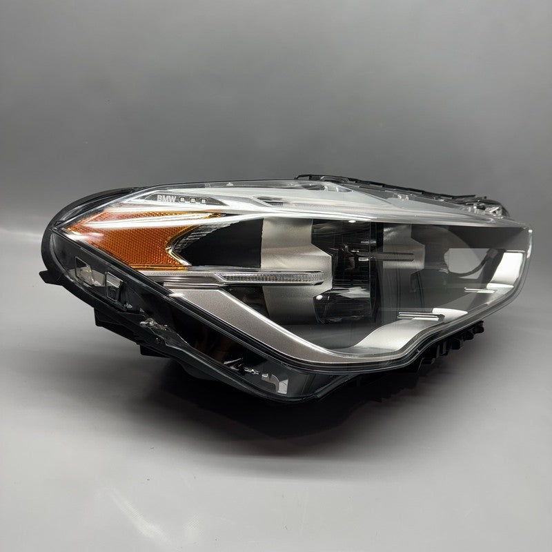 63117193712 BMW X1 HEADLIGHT RIGHT PASSENGER 2016 2017 2018 2019 LED OEM 63117193712