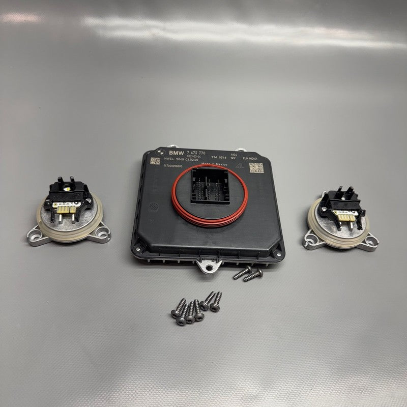 BMW X3 X4 HEADLIGHT MODULE 2019 2020 2021 OEM 7472770