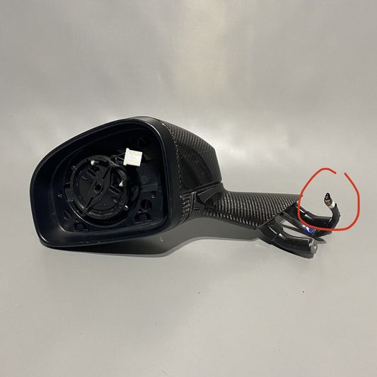 CD3317682BC ASTON MARTIN VANQUISH V12 MIRROR CARBON FIBER LEFT 2012 13 14 15 16 17 2018 OEM