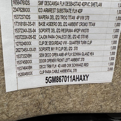 5GM868079 VOLKSWAGEN GOLF DOOR TRIM PANEL LEFT FRONT 2015 2016 2017 OEM 5GM868079