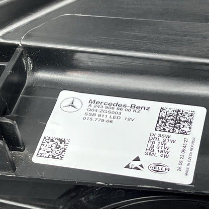A2439069600 MERCEDES BENZ EQB300 HEADLIGHT RIGHT PASSENGER EQB350 LED 2022 2023 2024 2025