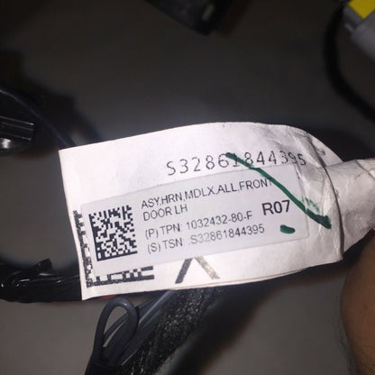 1032432-80-F  /   P1047257-00-D TESLA MODEL X DOOR WIRING HARNESS LEFT FRONT 2015 2016 2017 2018 OEM