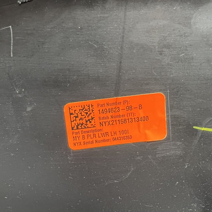 1494623-98-B TESLA MODEL Y B-PILLAR TRIM LEFT DRIVER 2020 2021 2022 2023 OEM 1494623-98-B