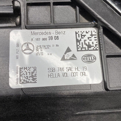 A1679065908 MERCEDES BENZ GLE350 HEADLIGHT LEFT DRIVER MULTIBEAM LED 2020 2021 2022 2023 OEM