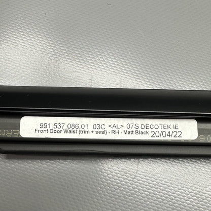 99153708601 PORSCHE 911 CAYMAN 718 DOOR MOLDING RIGHT FRONT 2017-2023 OEM 99153708601