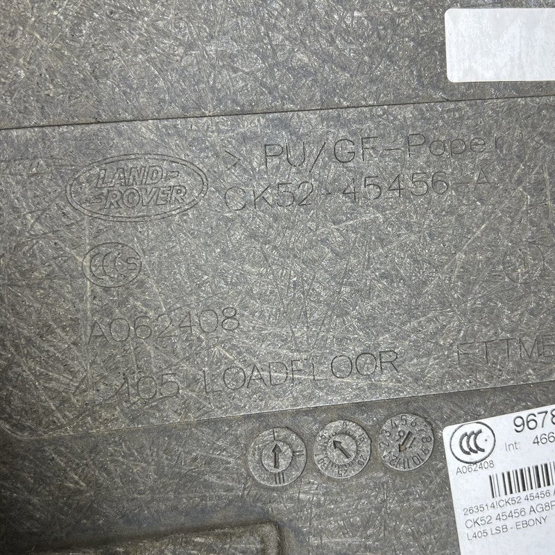 CK52-45456-AG RANGE ROVER HSE REAR TRUNK FLOOR COVER 2018 2019 2020 2021 OEM CK52-45456-AG