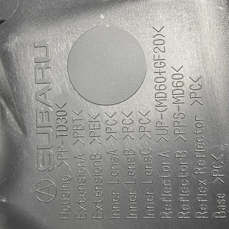 SUBARU LEGACY OUTBACK HEADLIGHT RIGHT PASSENGER 2015 2016 2017 HALOGEN OEM