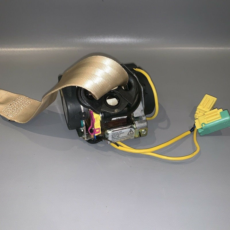 3D1858663C VOLKSWAGEN PHAETON 3D SEAT BELT LEFT FRONT 2004 2005 2006 BEIGE OEM