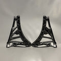 7P5807177 PORSCHE CAYENNE FRONT BUMPER BRACKETS 2011 2012 2013 2014 OEM 7P5807177