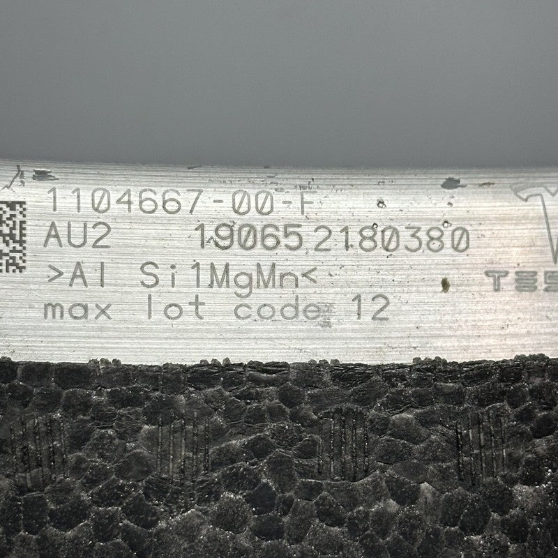 TESLA MODEL 3 REINFORCEMENT FRONT 2021 2022 2023 OEM 1104667-00-F