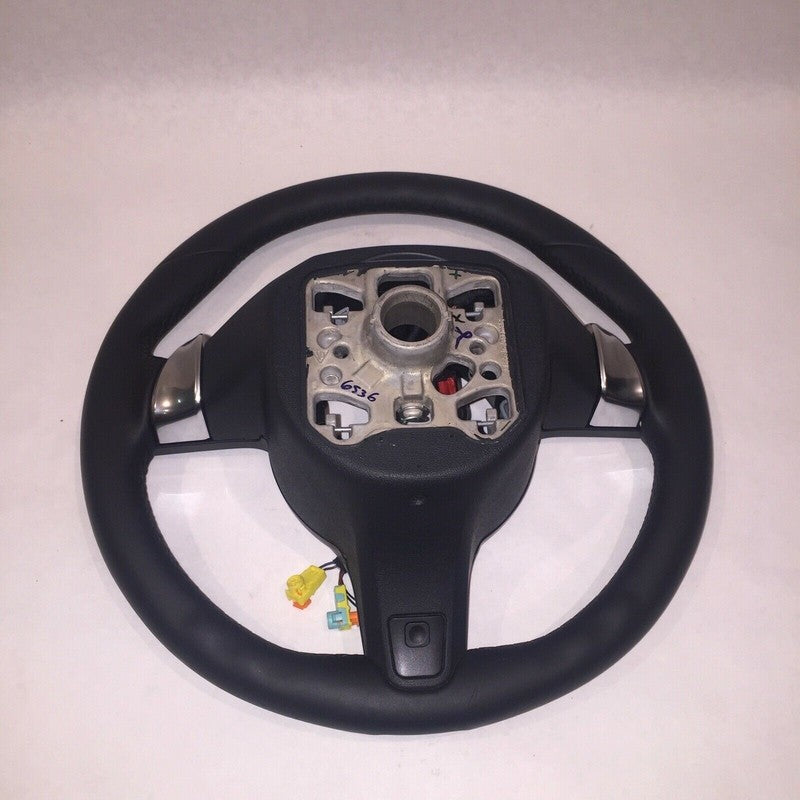 7PP419091CK PORSCHE PANAMERA CAYENNE STEERING WHEEL 2011 2012 2013 BLACK OEM