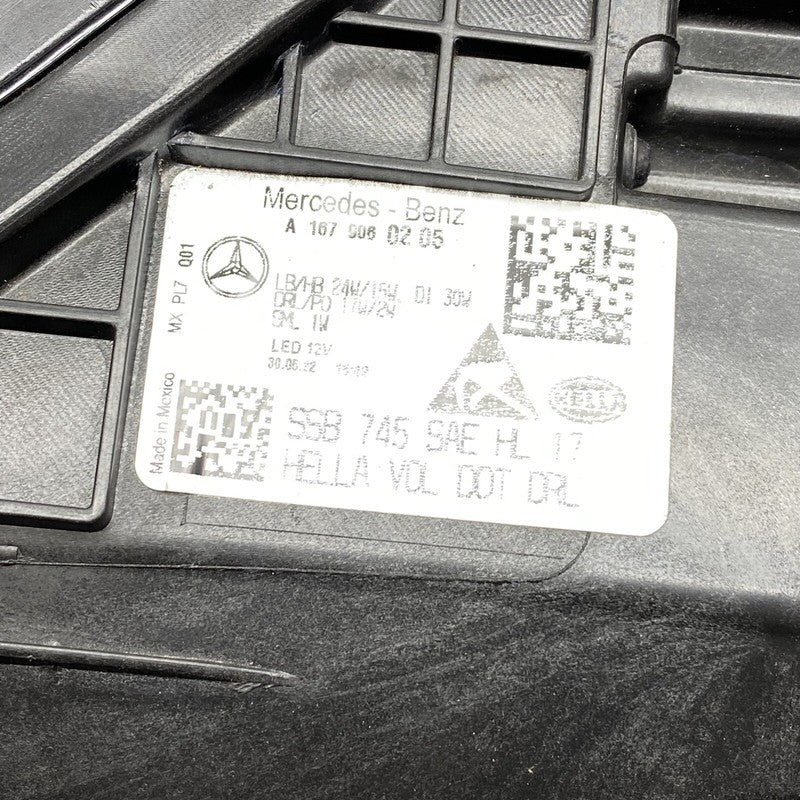 A1679060205 MERCEDES BENZ GLE350 HEADLIGHT RIGHT PASSENGER 2020 2021 2022 A1679060205 LED