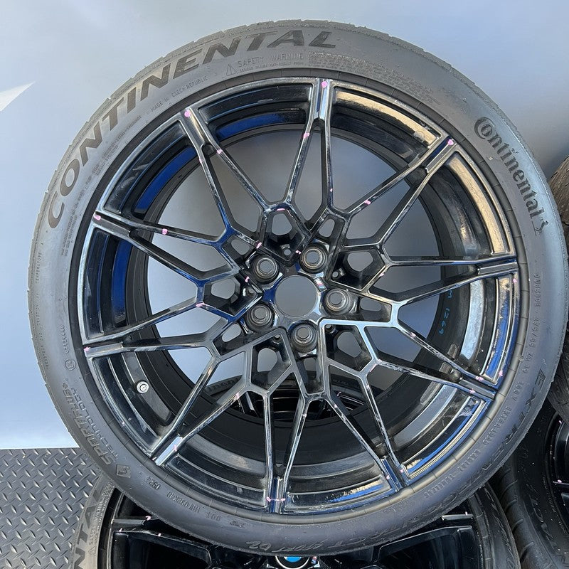 8093839 BMW M4 WHEEL RIM SET 19 & 20 INCH M3 G80 2021 2022 2023 2024 2025 OEM 8093839