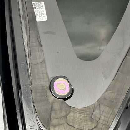 1495740-00-E TESLA MODEL Y QUARTER GLASS LEFT REAR 2020 2021 2022 2023 OEM 1495740-00-E