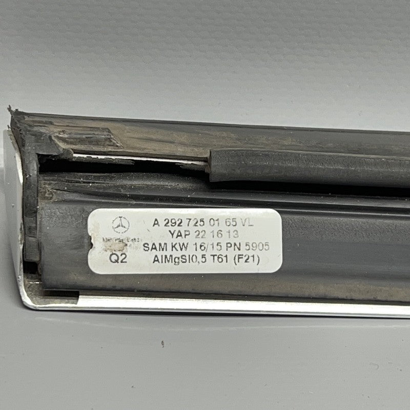 A2927250165 MERCEDES BENZ GLE 450 DOOR WINDOW MOLDING LEFT FRONT 2015 16 17 18 2019 OEM