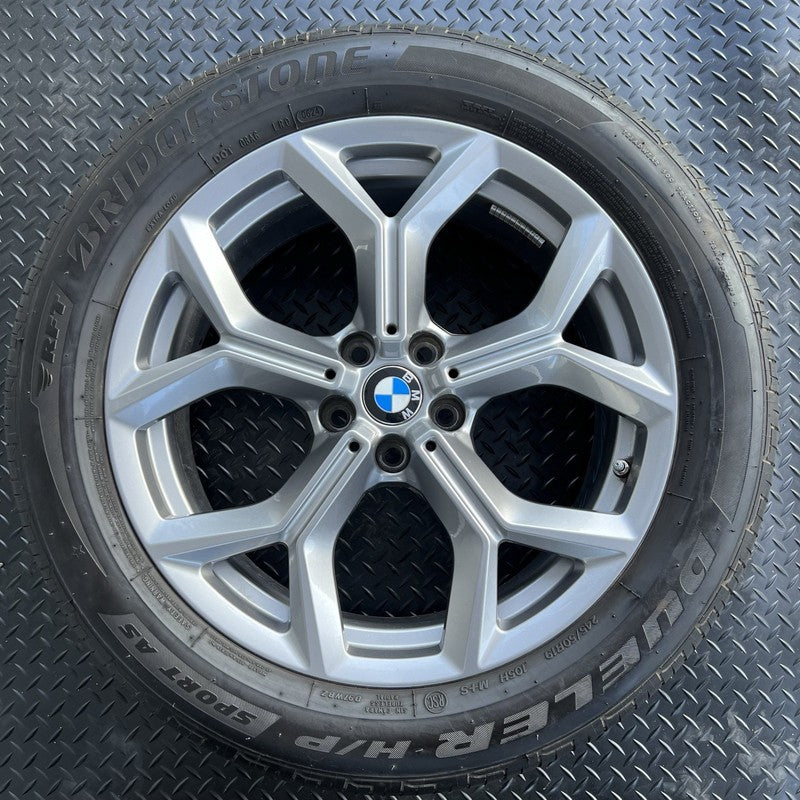 6877327 BMW X3 X4 WHEEL RIM 19 INCH SET 2018 2019 2020 2021 2022 2023 2024 OEM 6877327