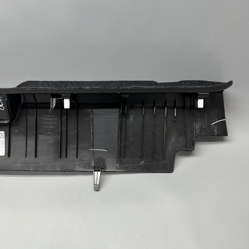 1733497-20-D TESLA MODEL 3 REAR TRUNK SILL TRIM COVER 2024 2025 OEM 1733497-20-D