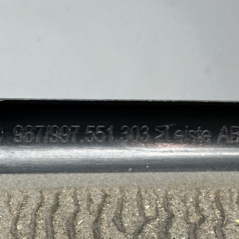 997551303 PORSCHE CARRERA 4S DOOR SILL TRIM FRONT 2005 2006 07 08 09 10 11 2012 997551303