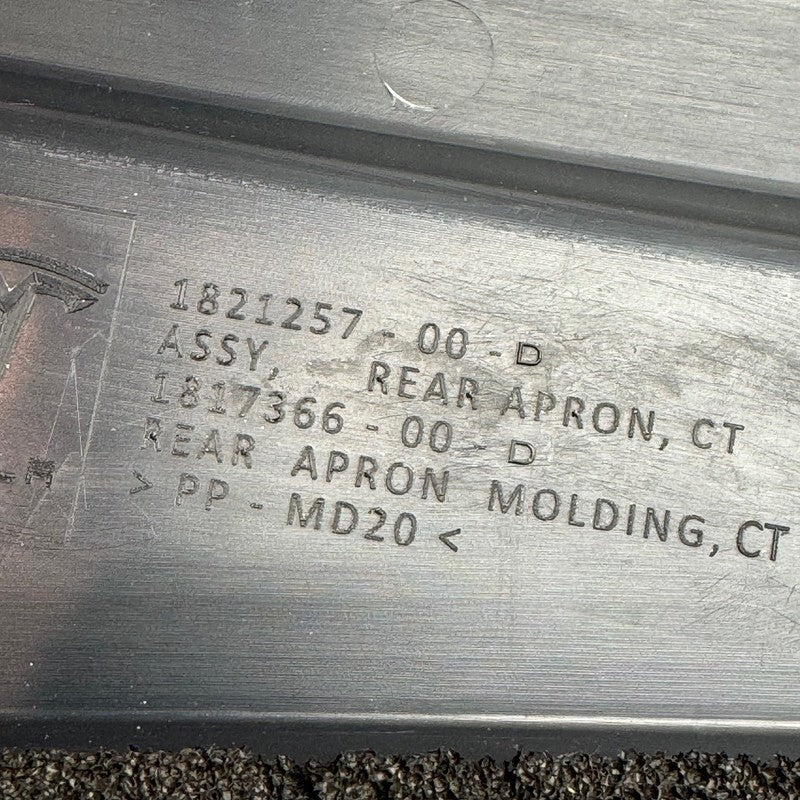 TESLA CYBERTRUCK APRON REAR 2024 2025 OEM 1821257-00-D