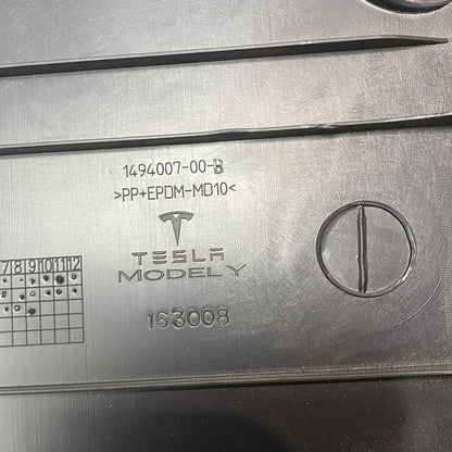 1494007-00-B TESLA MODEL Y REAR LOWER UNDERTRAY 2020 2021 2022 2023 OEM 1494007-00-B
