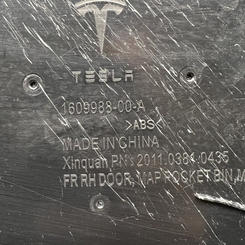 1634347-01-H TESLA MODEL X DOOR PANEL RIGHT FRONT 2021 2022 2023 2024 OEM 1634347-01-H