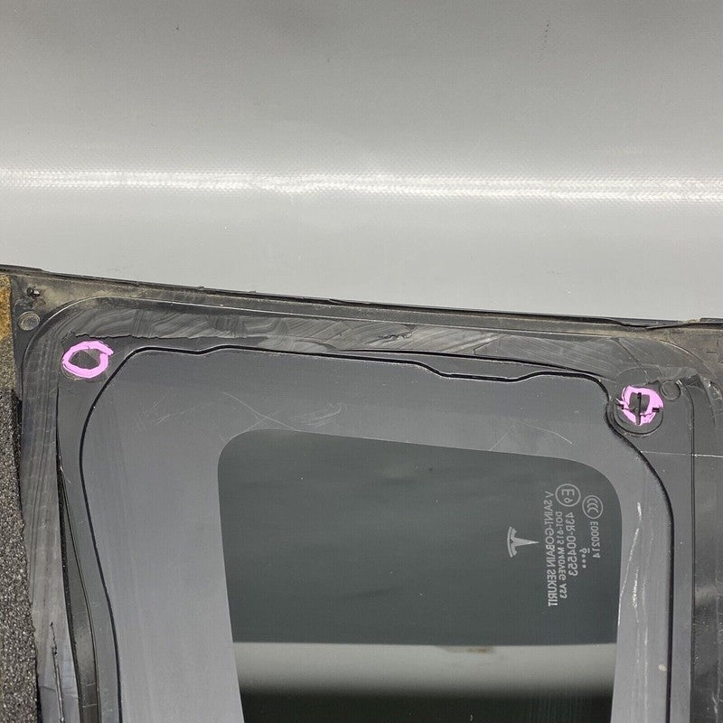 1034906-80-F TESLA MODEL X QUARTER GLASS LEFT DRIVER 2016 2017 18 2019 2020 OEM 1034906-80-F