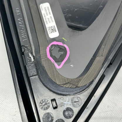 1495740-99-H TESLA MODEL Y QUARTER GLASS LEFT DRIVER 2020 2021 2022 2023 OEM 1495740-99-H