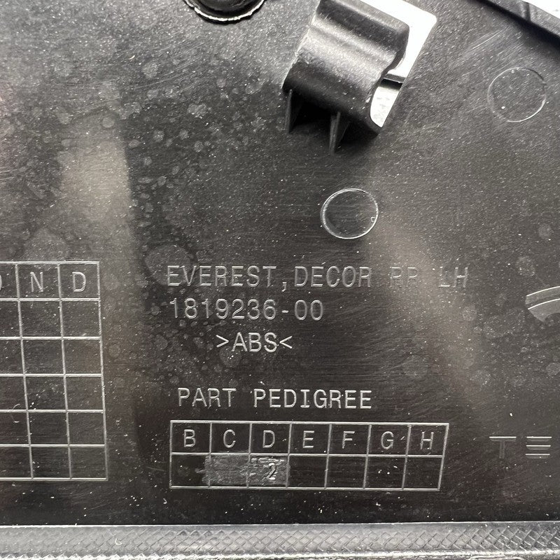 1819233-00 TESLA CYBERTRUCK DOOR PANEL LEFT REAR 2024 2025 OEM 1819233-00