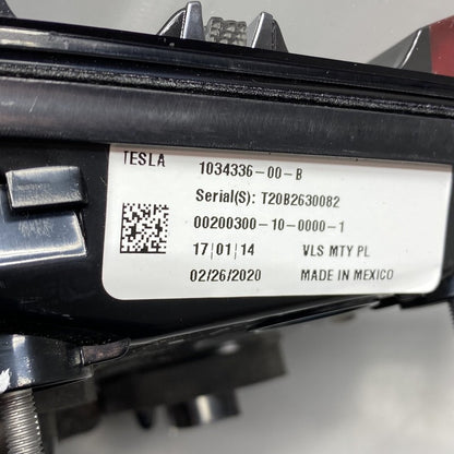 1034336-00-B TESLA MODEL X TAIL LIGHT INNER LEFT DRIVER 2016 2017 2018 2019 2020 OEM