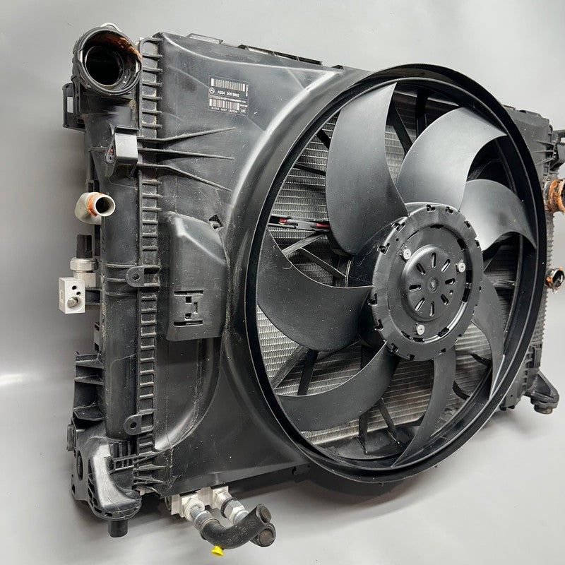 A2049066802 MERCEDES BENZ C250 COOLING RADIATOR FAN 2012 2013 2014 OEM A2049066802
