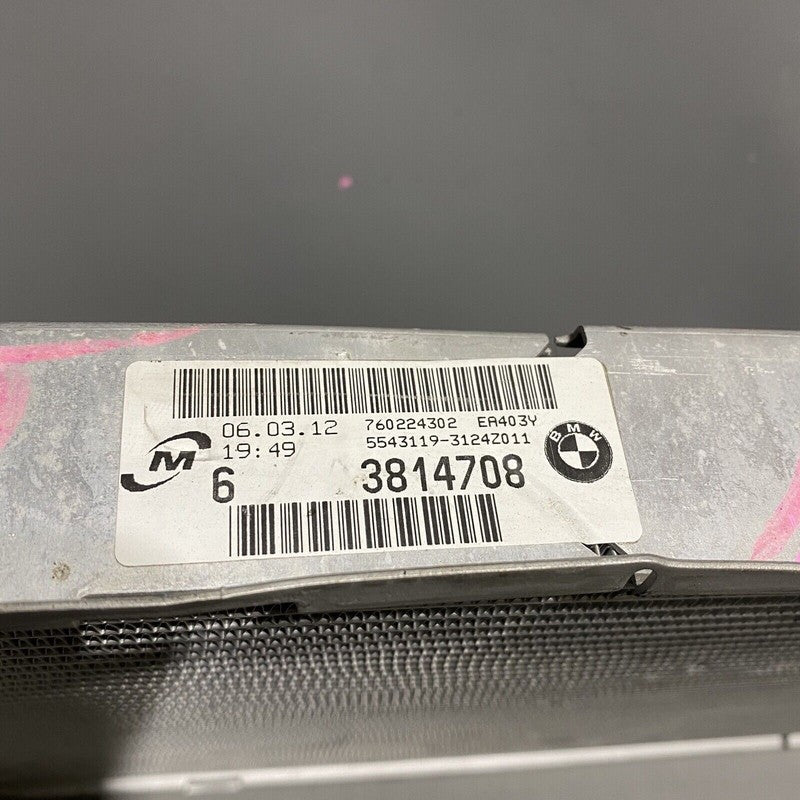 760224302 BMW 328 COOLING RADIATOR E92 E93 OEM 760224302 2009 2010 2011 2012 2013