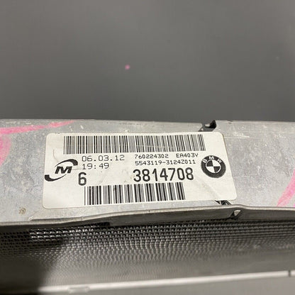 760224302 BMW 328 COOLING RADIATOR E92 E93 OEM 760224302 2009 2010 2011 2012 2013