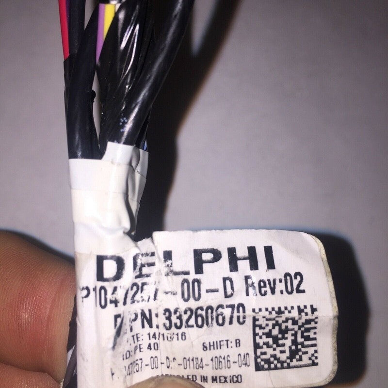 1032432-80-F  /   P1047257-00-D TESLA MODEL X DOOR WIRING HARNESS LEFT FRONT 2015 2016 2017 2018 OEM