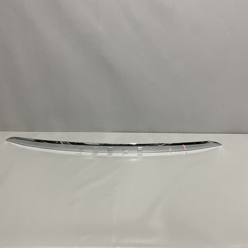 1035369-00-D TESLA MODEL X CHROME MOLDING REAR TRUNK OEM 2016 2017 2018 2019 2020 