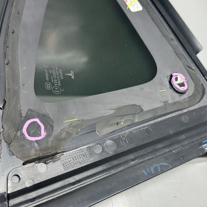 1495740-00-E TESLA MODEL Y QUARTER GLASS LEFT REAR 2020 2021 2022 2023 OEM 1495740-00-E