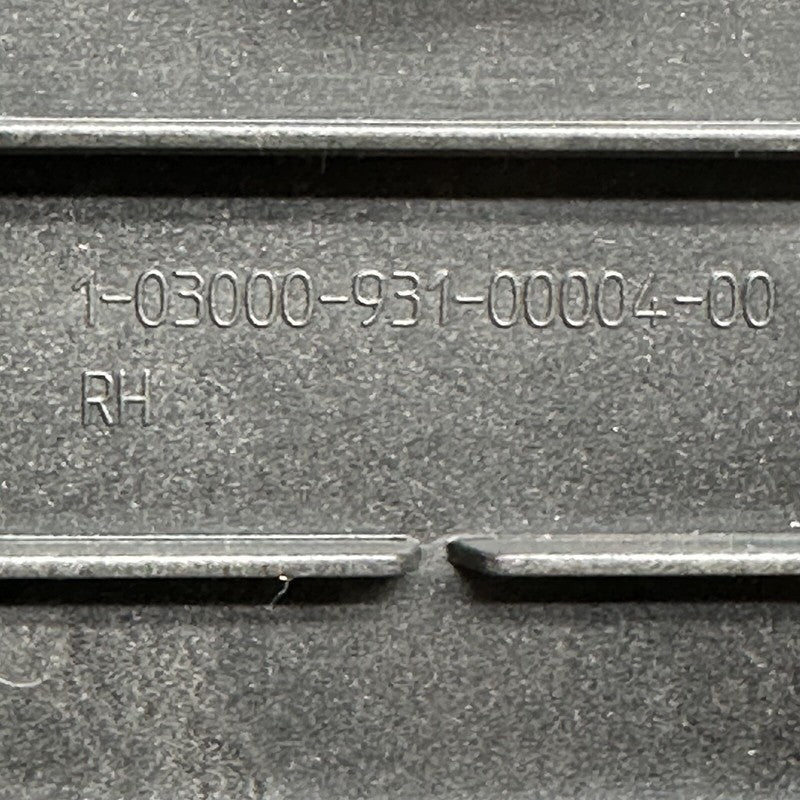 1053195-88-E TESLA MODEL X DOOR WELCOME PLATE COVER RIGHT 2016 2017 2018 2019 2020 OEM