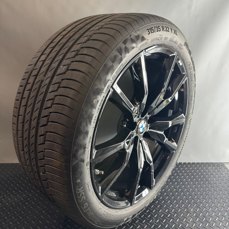BMW X7 WHEEL RIM 22 INCH REAR 2019 2020 2021 2022 2023 2024 2025 OEM 5