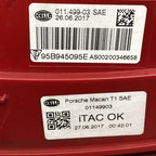 PORSCHE MACAN TAIL LIGHT LEFT DRIVER 2015 2016 2017 LED OEM 95B945095E