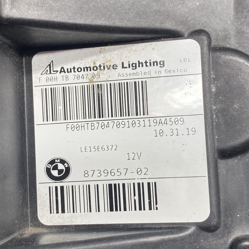 8739657-02 BMW X3 HEADLIGHT LEFT DRIVER X4 2018 2019 2020 2021 LED BURNED 8739657-02