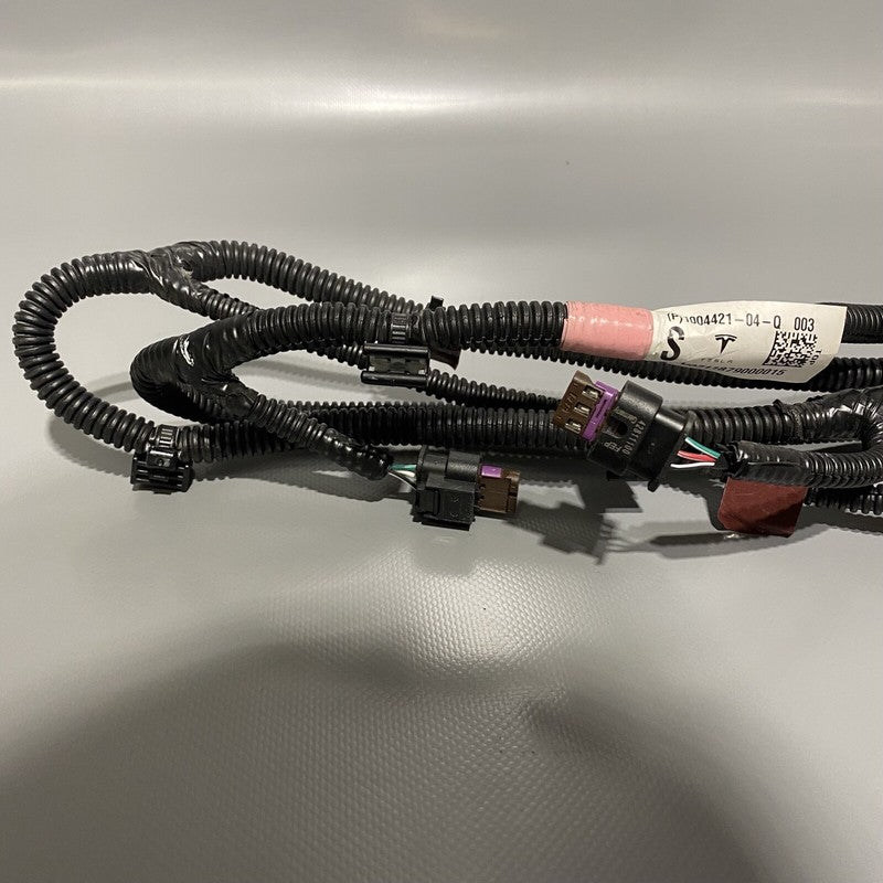 1004421-04-Q TESLA MODEL S WIRING HARNESS REAR BUMPER 2012 2013 2014 2015 OEM 1004421-04-Q