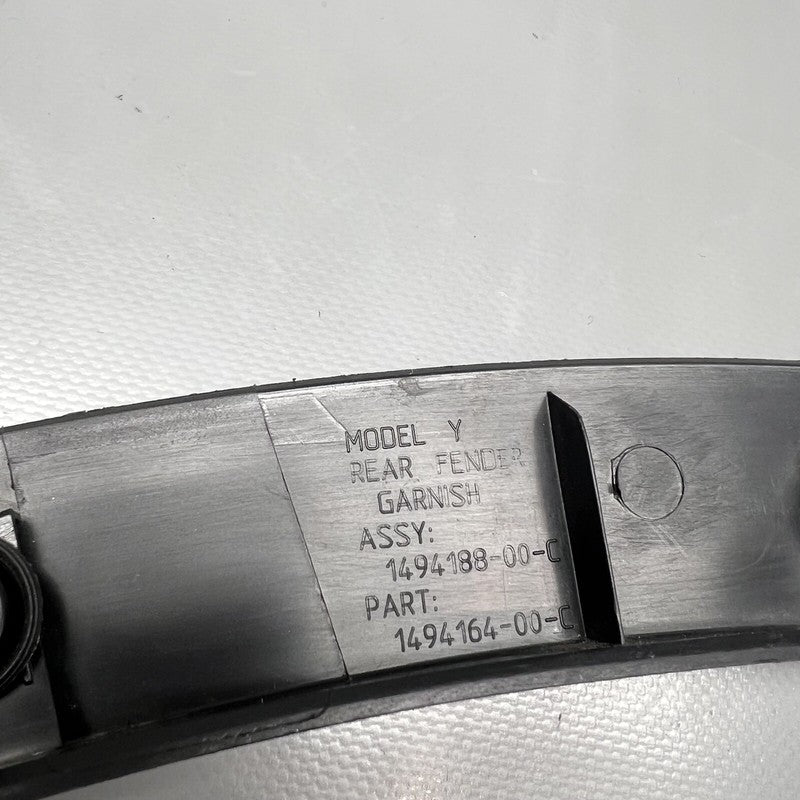 1494188-00-C TESLA MODEL Y WHEEL FLARE MOLDING RIGHT REAR 2020 2021 2022 2023 1494188-00-C